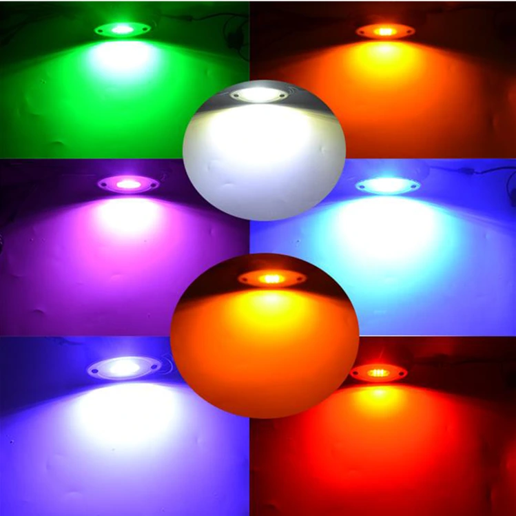 Hot 2pcs 100W 7'' 4X4 LED RGB IP67 Turn Signal Truck Offroad Car Led Headlight DRL Led Headlights 1