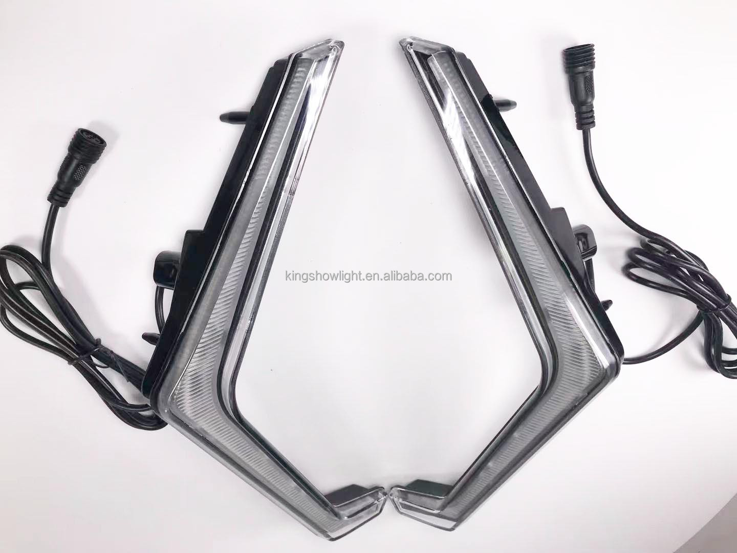 Kingshowstar - 2021 NEWEST Fang Accent Light Kit Turn Signal light DRL for Polaris RZR XP 1000 Turbo ATV Fang light 26