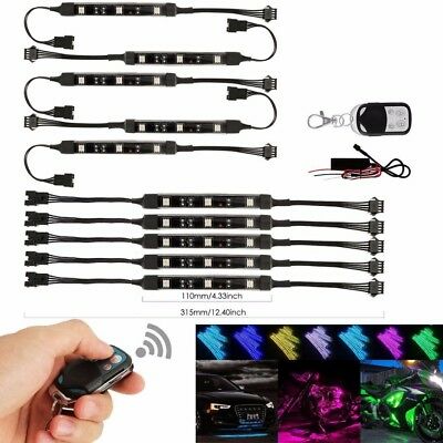Kingshowstar - Motorcycle Atmosphere LED Light Strip Kit 10pc 5050 led motorcycle light kit 10