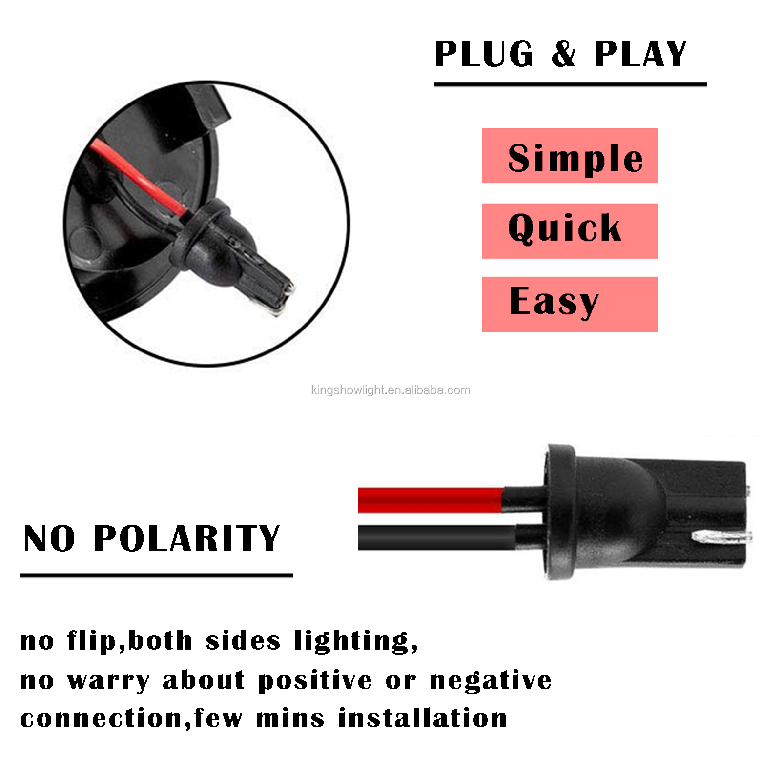 2x LED License Plate Light for Ford F150 Expedition Explorer Ranger Lincoln F-250 / F350 / F-450 / F-550 16