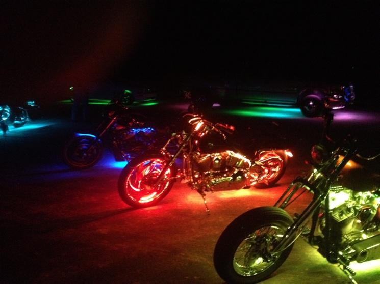 Best quality premium led strip 5020 12v waterproof multi-color motorcycle led light 8