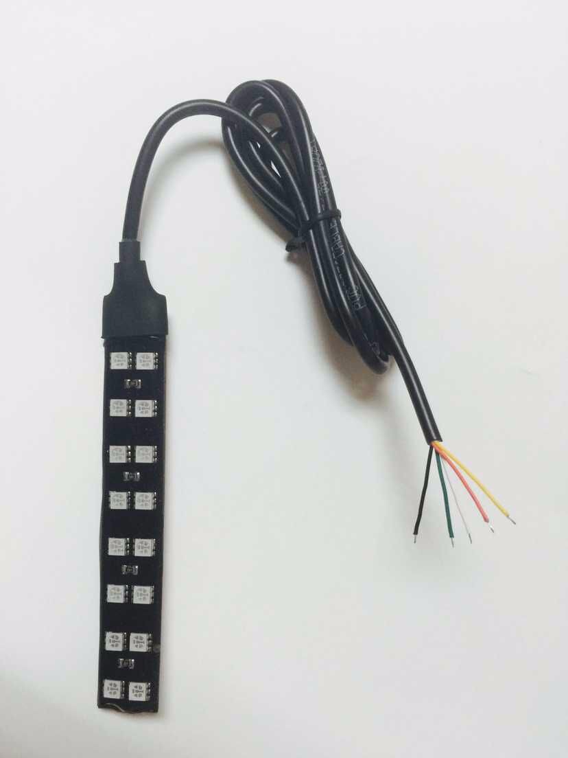 Motorcycle LED Brake Lights Turn Signal Strip License Flash Tail Stop Lights 11