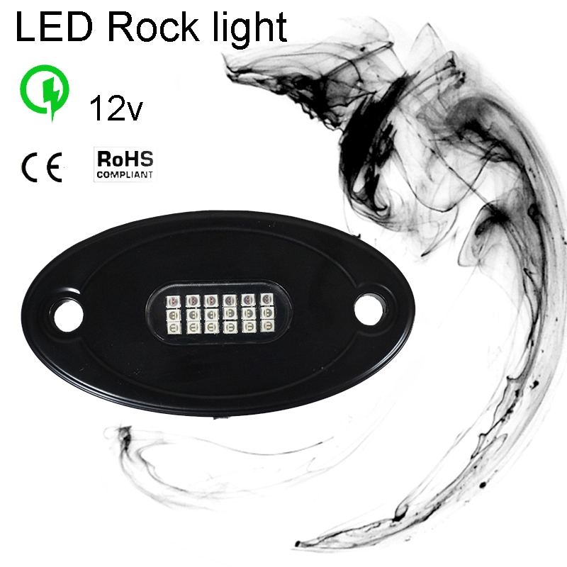 Smart app Waterproof Led Glow Underbody Kit Rgbw Led Rock Light For Atv Suv Truck 1