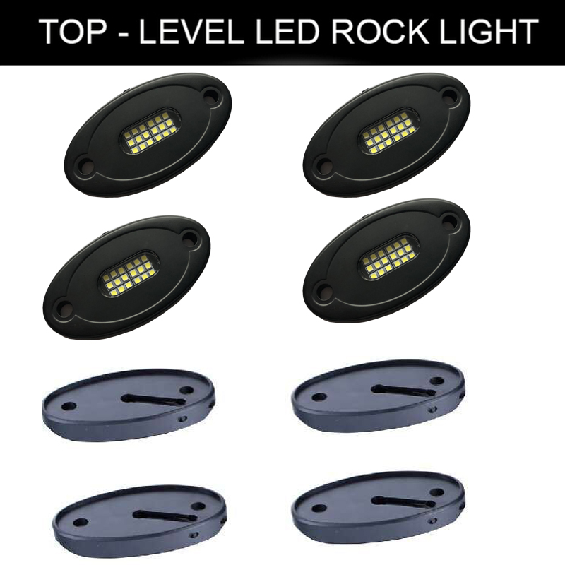 Kingshowstar - Factory Sell 24W White Rock Lights With 450cm Lead per light led top level 24W rock light 8