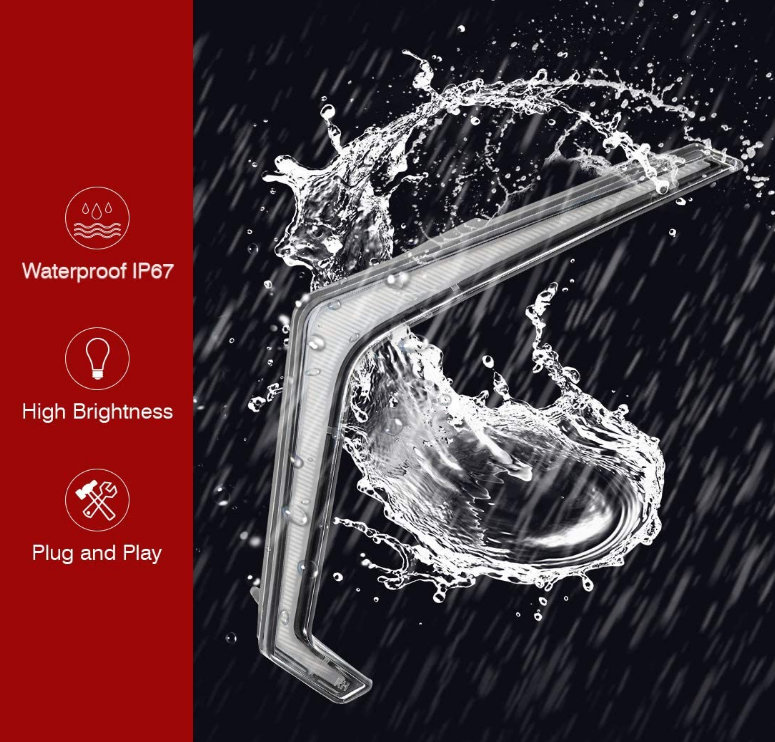 Kingshowstar - Top Quality NEW APP RGBW Led RZR Fang accent light IP67 Waterproof Led Headlight new product 10