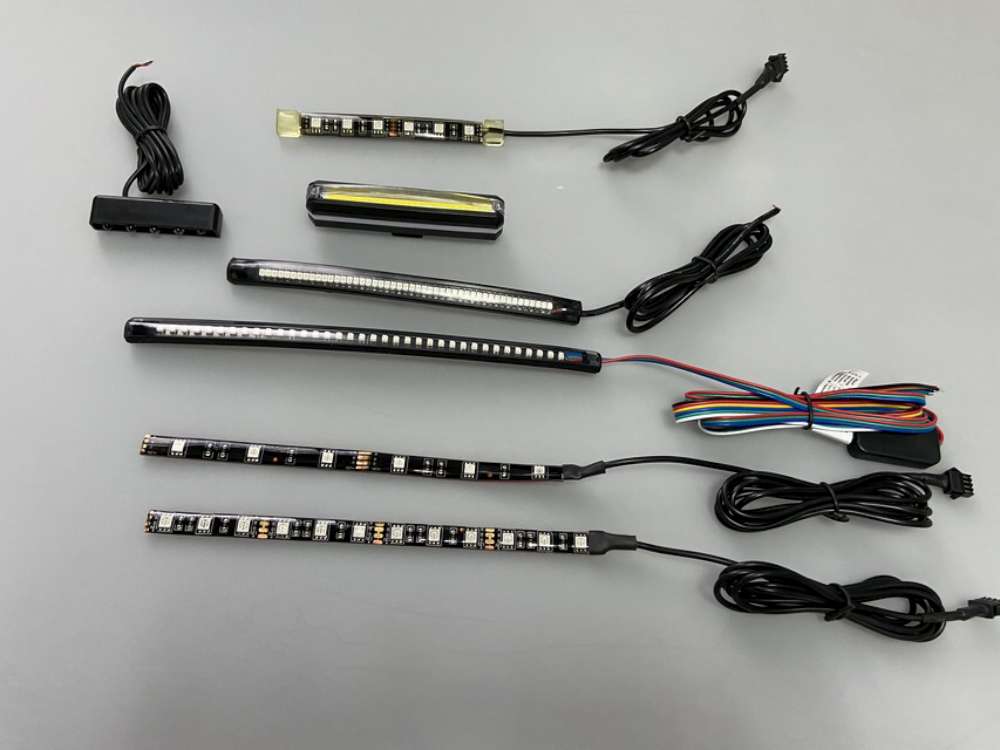 Kingshowstar - Top Quality NEW APP RGBW Led RZR Fang accent light IP67 Waterproof Led Headlight new product 28