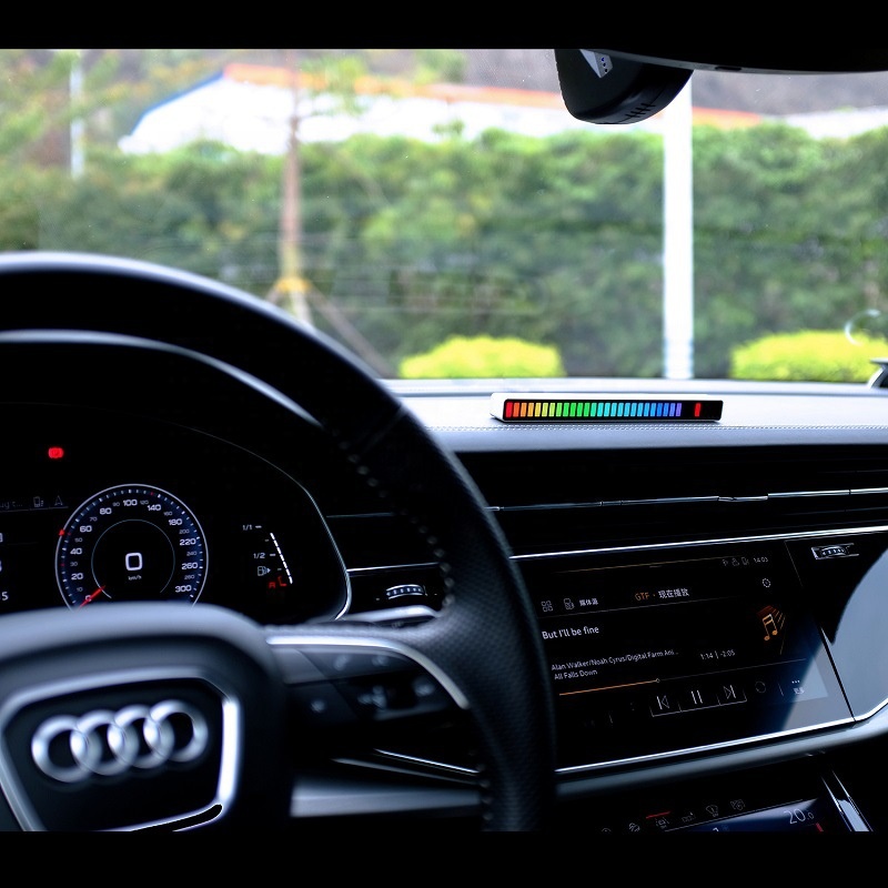 32 Bit Indicator Aluminum Bar Voice Sound Control Audio Spectrum RGB Sensor Music Levels Ambient Pickup Rhythm Light 14