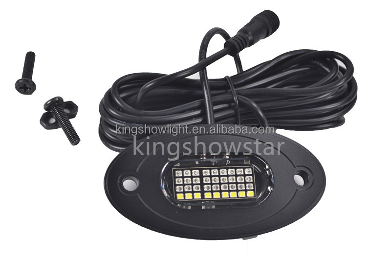 2021 NEWEST RGBW Interior Car Lights Rock Pod for ATV UTV SUV LED Under body Light for Can-am Buggy 14