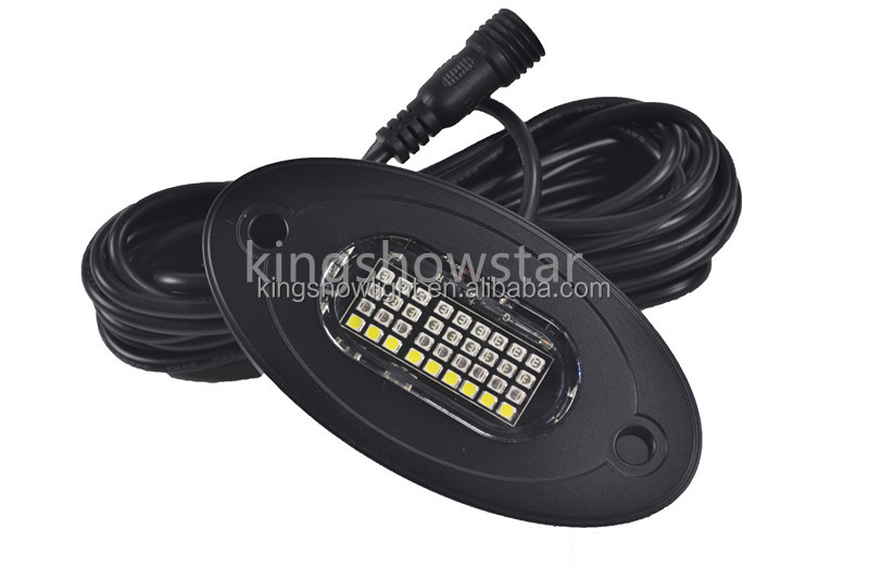 2021 NEWEST 36LEDs The MAX Brightest RGBW LED Rock Light Underbody Under glow Decking lights For Trucks 12