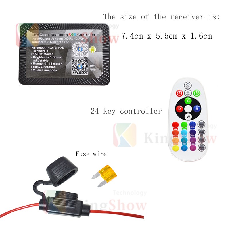 Smartphone App Control app led 12V 150W High Power LED Light Controller for Offroad & boat Lights 10