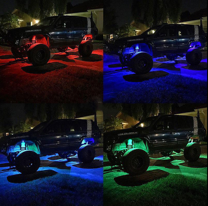 Kingshowstar - 6pcs Waterproof Motor LED Strip lock light Underbody Light kit For Car offroad Ungrouped 17