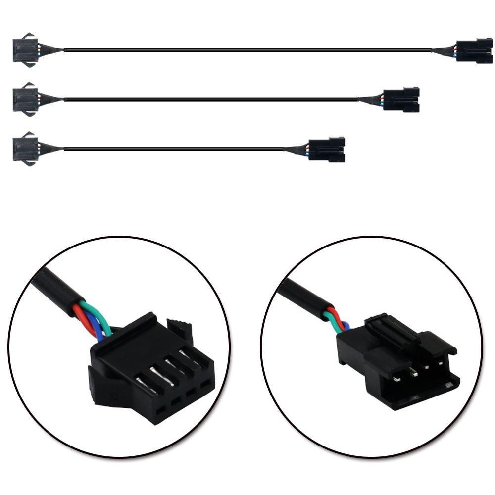 Kingshowstar - Extension Cable Wire Cord Set 30cm/60cm/90cm and 1-to-10 Splitter for LED Glow Light Multi-color Neon Strip led wire connector 6