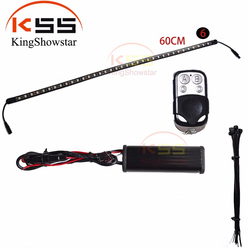 Kingshowstar - Multi-Color 12 volt Marine LED strip Lights for Boats with remote Ungrouped 9