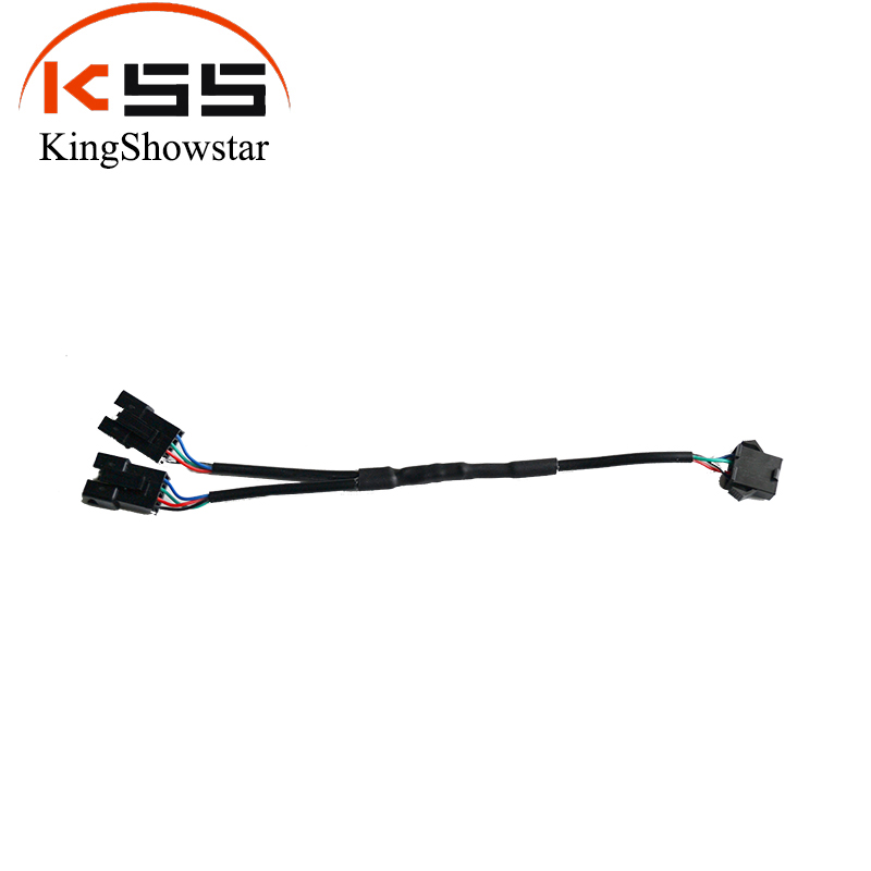 Kingshowstar - 4 Channel LED Multi-Color Accent Light Harness RGB Strip 4 Pin Adapter Splitter led wire connector1 7