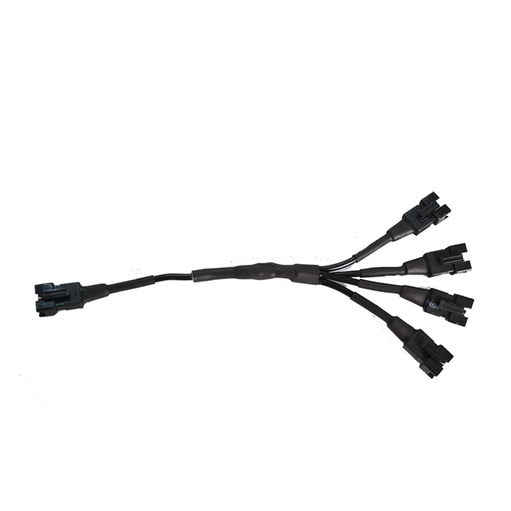 Kingshowstar - 4 Channel LED Multi-Color Accent Light Harness RGB Strip 4 Pin Adapter Splitter led wire connector1 1