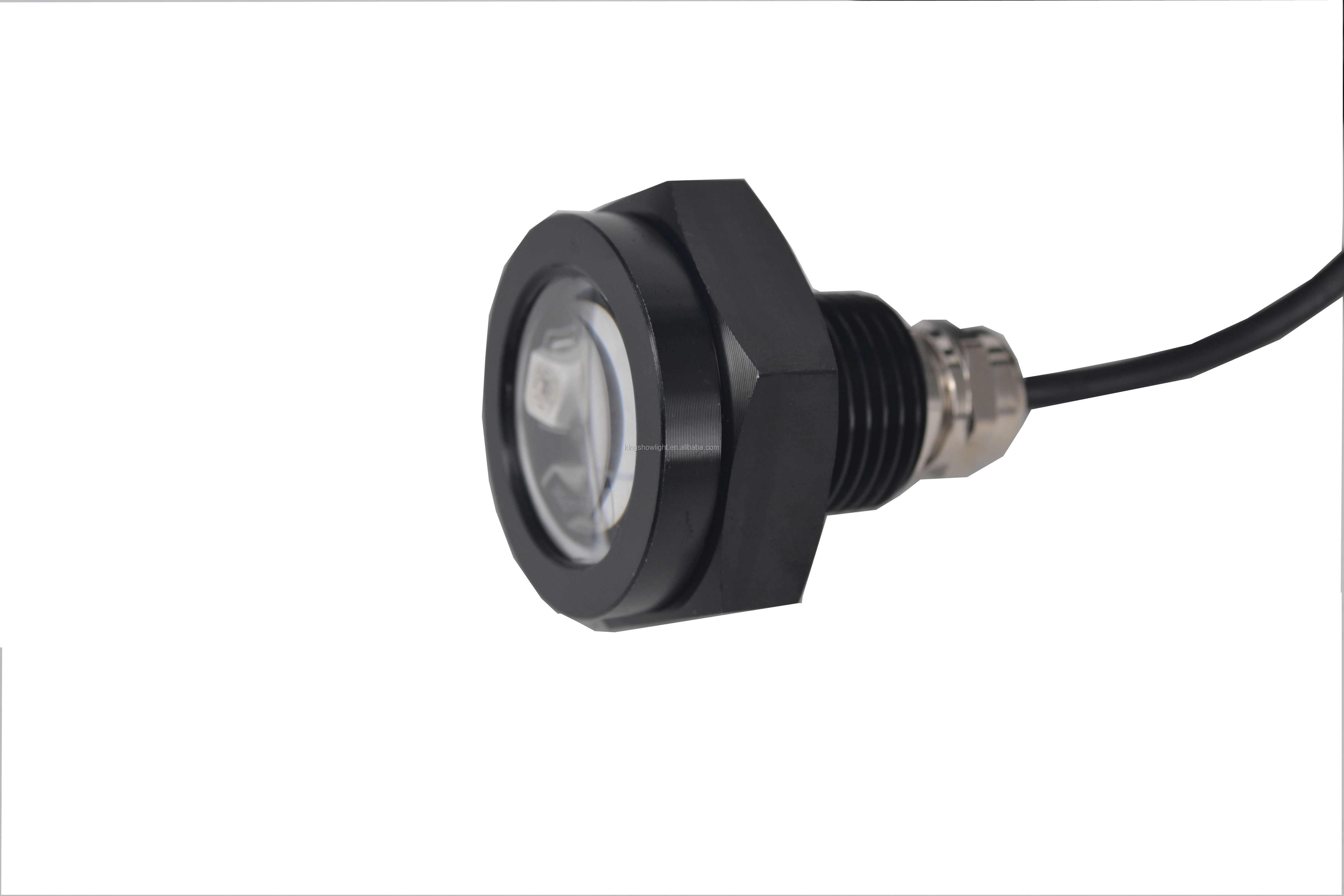 Top Quality 1/2 NPT RGB LED Boat Underwater Light & Drain Plug 12V For Boat 14