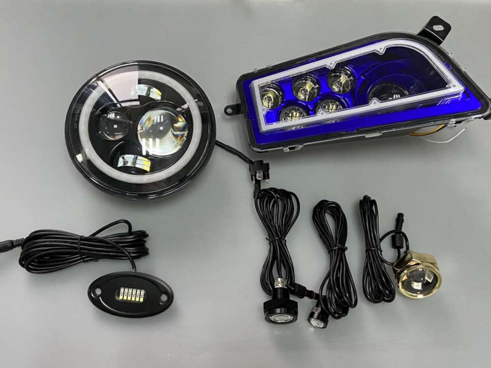 Kingshowstar - Factory Wholesale Price led light Wheel Lights 4pc IP68 Waterproof RGB Dream Brightest Ring Led Car Wheel Lights led wheel light 34