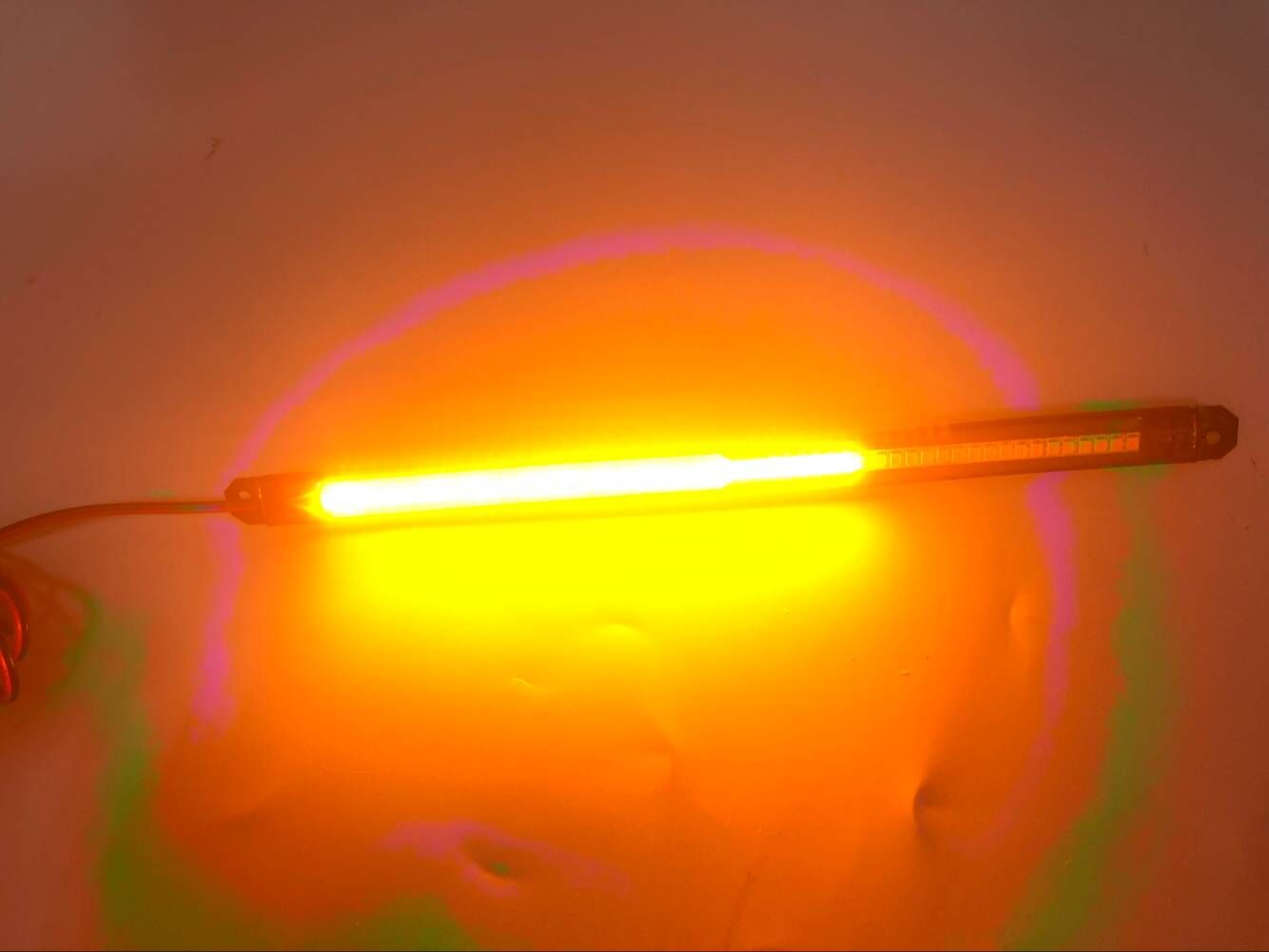 Kingshowstar - Multicolor led rear tailgate brake light strip 2pc 24cm scanning led tail light bar Led automotive light 13