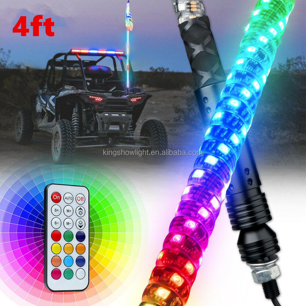 Kingshowstar - HOT SALE WHOLESALE RGBW COLOR UTV Fang Accent Light Kit LED Turn Signal Light For Polaris RZR 1000 ATV Fang light 30