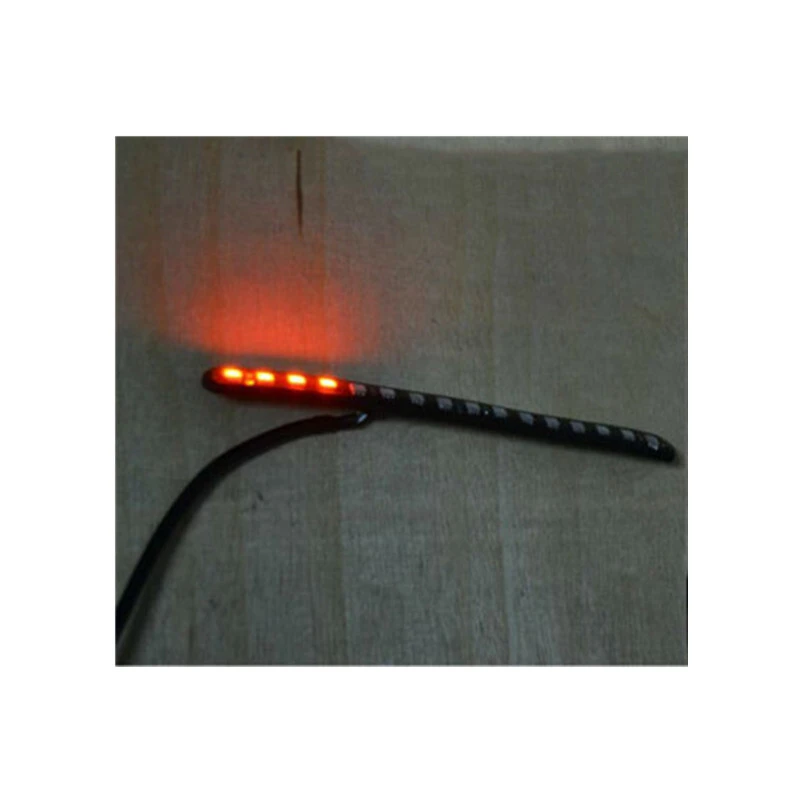 Kingshowstar - 18CM DC 12V WATERPROOF CAR LED STRIP TURN SIGNALS LIGHT 5050 SMD AMBER & RED LED Motorcycle Bicycle Light 1