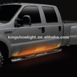 Kingshowstar - 18CM DC 12V WATERPROOF CAR LED STRIP TURN SIGNALS LIGHT 5050 SMD AMBER & RED LED Motorcycle Bicycle Light 11