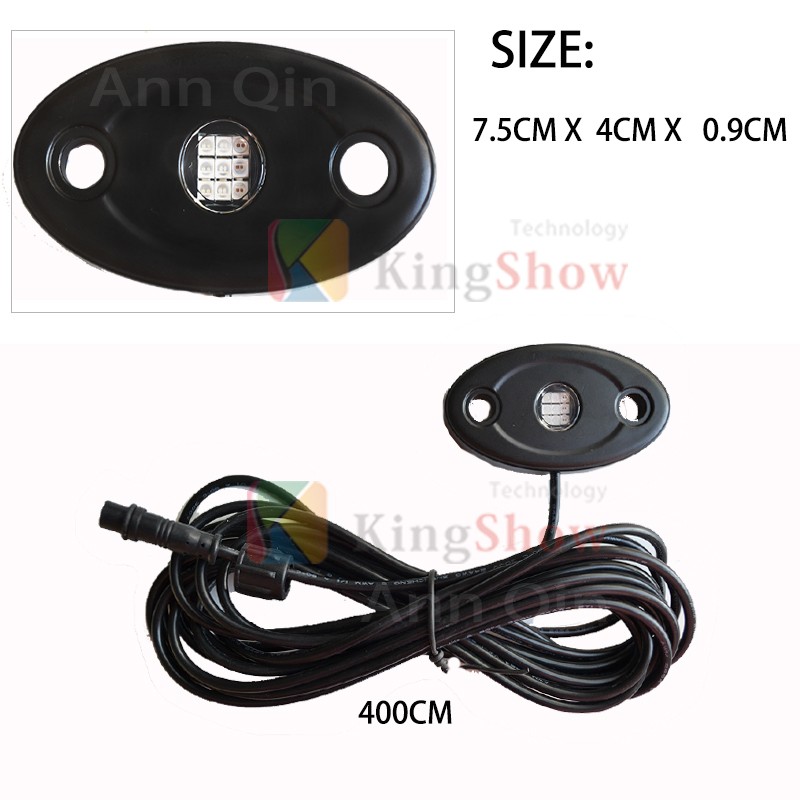 New design premium unique fashion customized waterproof rgb car offroad led light with remote 9