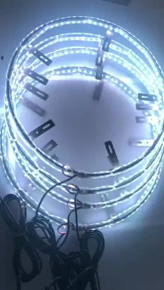 Kingshowstar - 2020 NEWEST Double Row RGBW Led 17 BT Control Sync Remote underbody light Wheel Ring Light for off road RZZ ATV UTV 4X4 RGBW Led wheel light 1