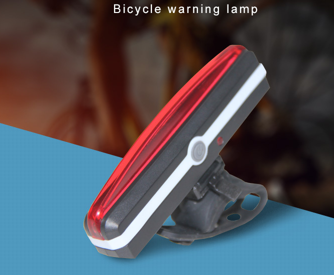 Kingshowstar - USB Rechargeable LED Bicycle Bike Cycling Front Rear Tail Light 6 Modes Lamp Set LED Motorcycle Bicycle Light 8