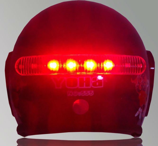 Waterproof LED wireless motorcycle helmet brake & turn signal light kit 11
