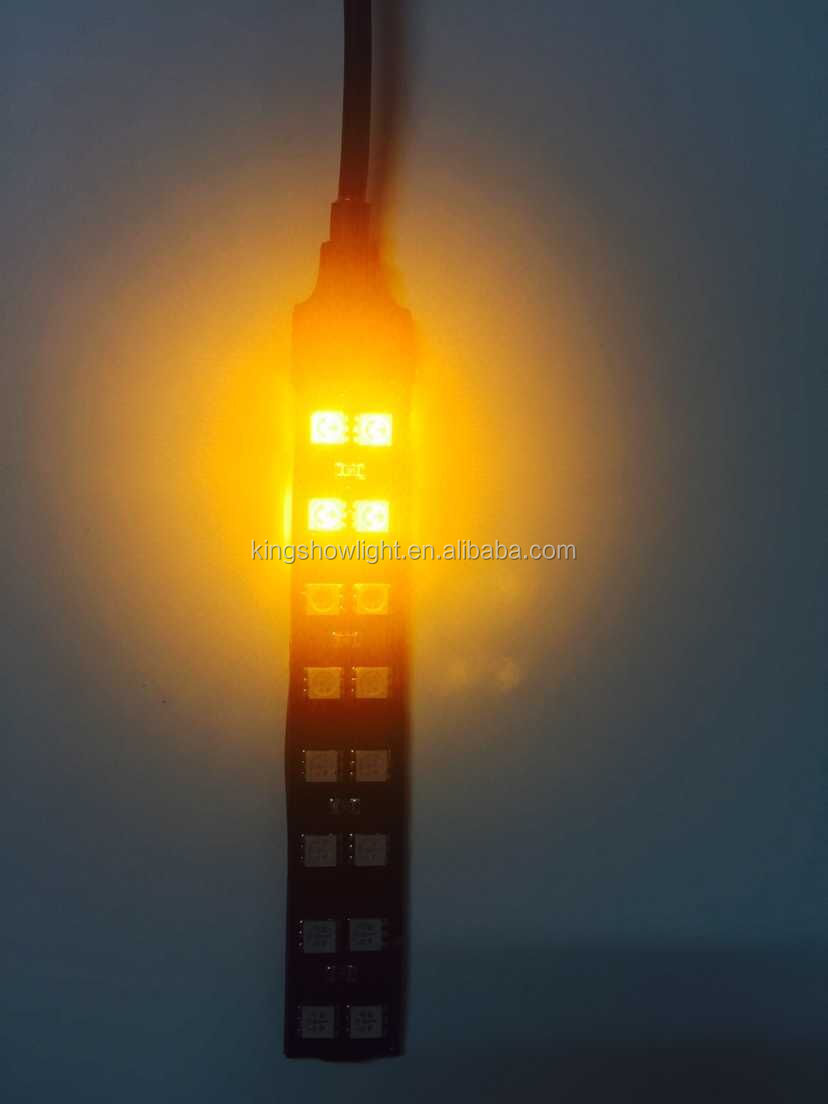 CUSTOM MOTORCYCLE INTEGRATED 16 LED TAIL LIGHT TURN SIGNALS BRAKE RUNNING LIGHTS 15