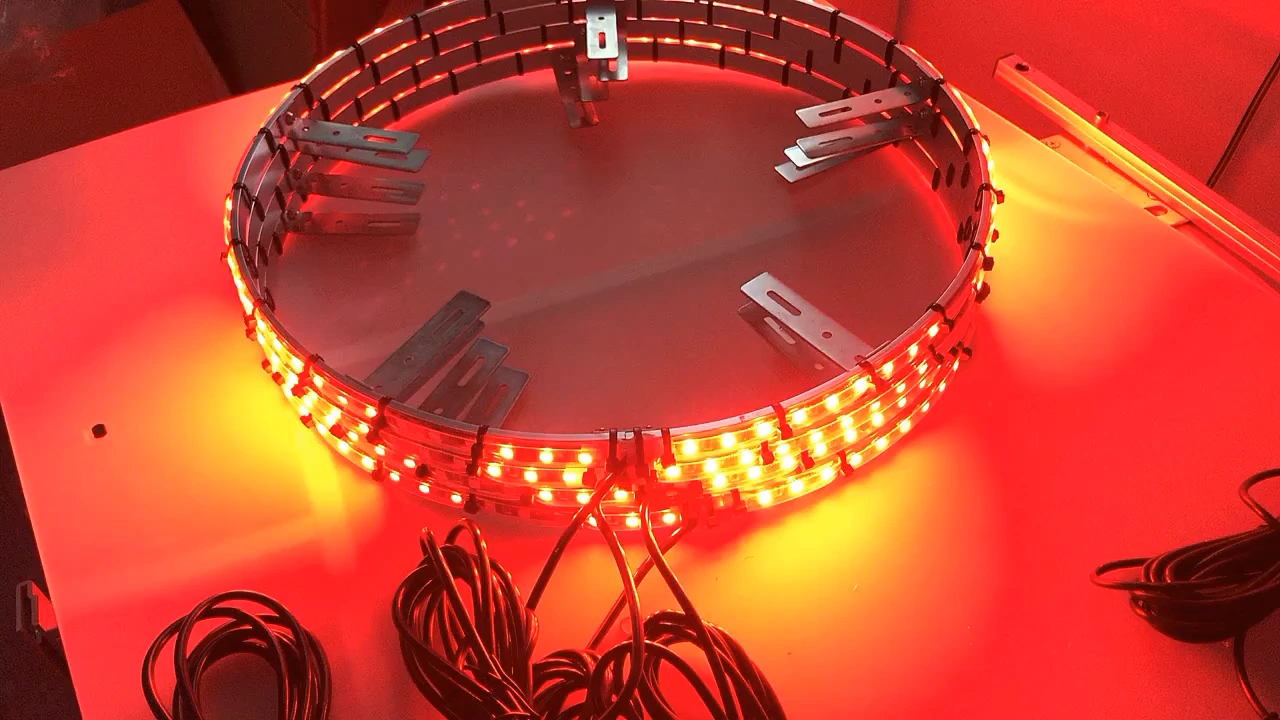 4pc RGBW color 15 inch Single Row App Controlled LED Wheel Ring Rim Light kit with Turn and brake Signal Light 1