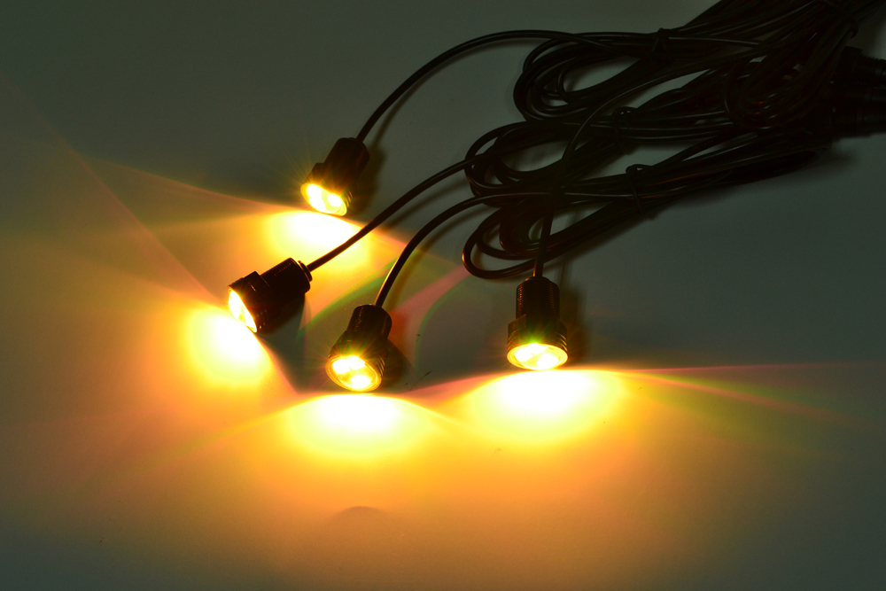 Kingshowstar - High Power IP68 Waterproof Led Light Pods Boat Wireless Control Lights Kit Underwater Marine Light LED Marine Light 15