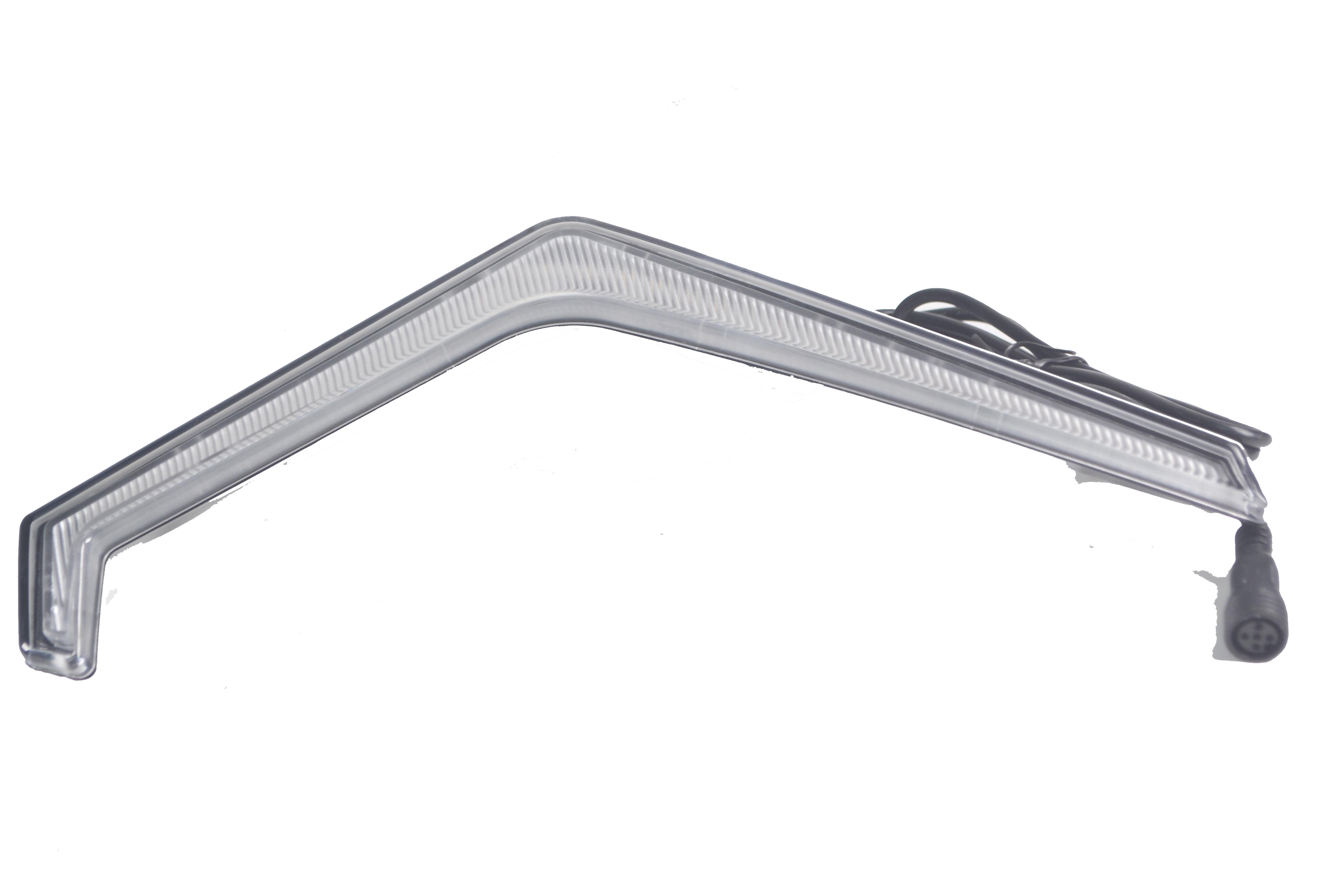 RZR Fang Accent Light Kit front Signature/Fang Light Assembly & Rear RZR Center Taillight Compatible with 2019 Polar 12