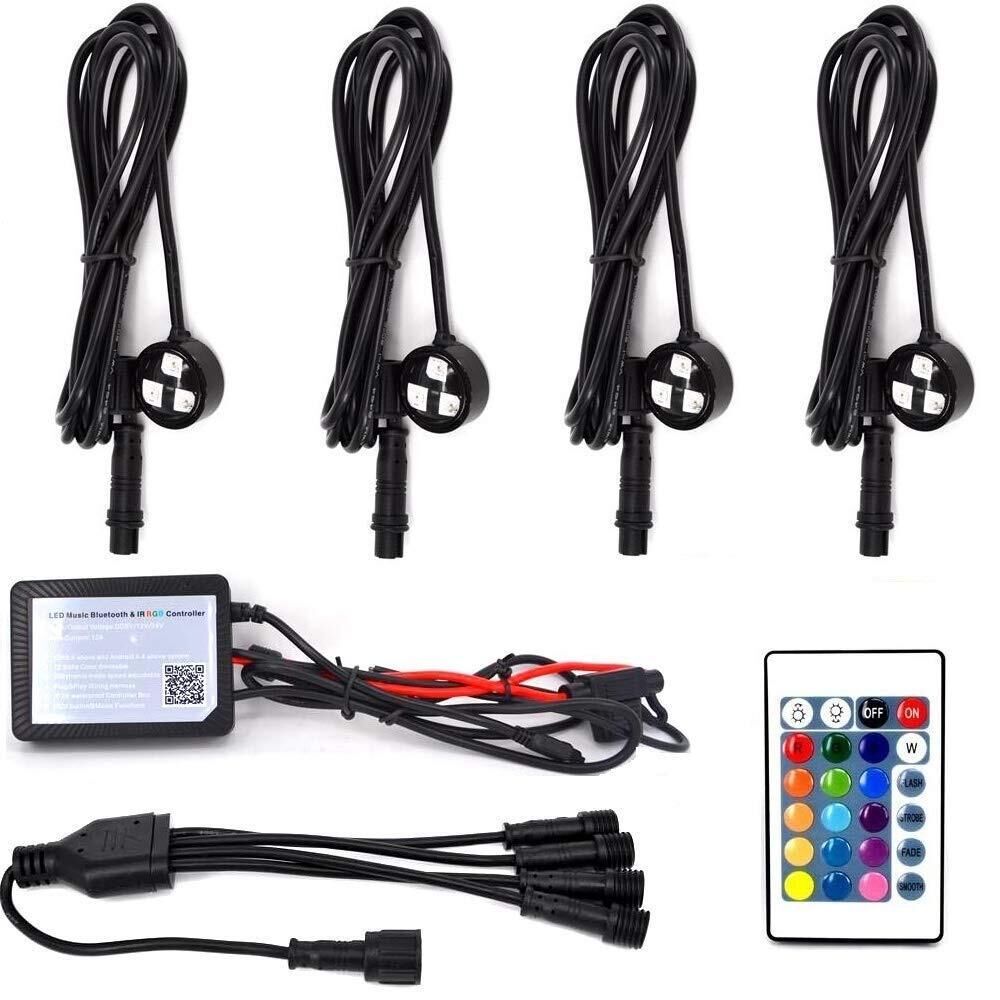 Kingshowstar - 12v LED Horizontal Deck Mount Navigation Lights For Boat/Pontoon LED Marine Light 12