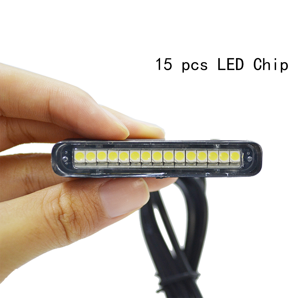 Kingshowstar - License Plate LED Bright White Motorcycle License Plate Light Universal Led licence plate light 16