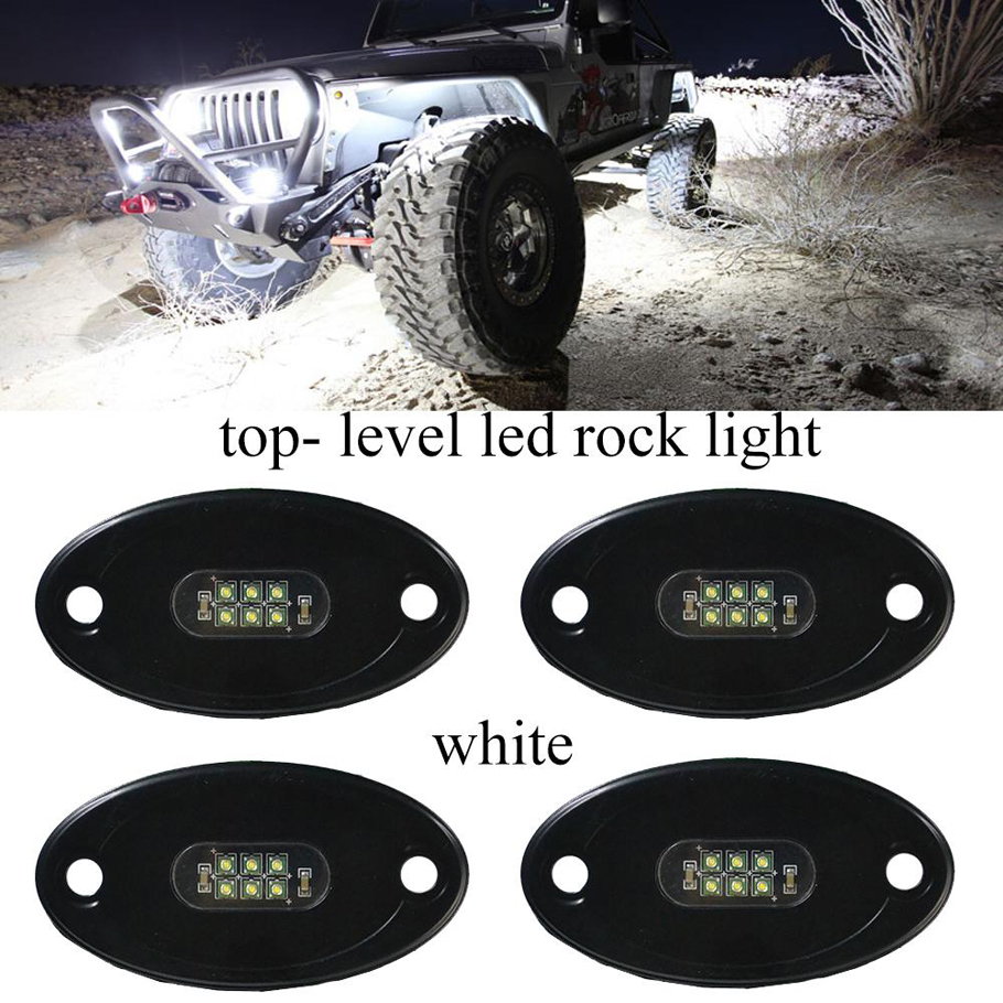 Kingshowstar - New design factory wholesale price durable dust proof offroad utv led rock light led top level 24W rock light 10