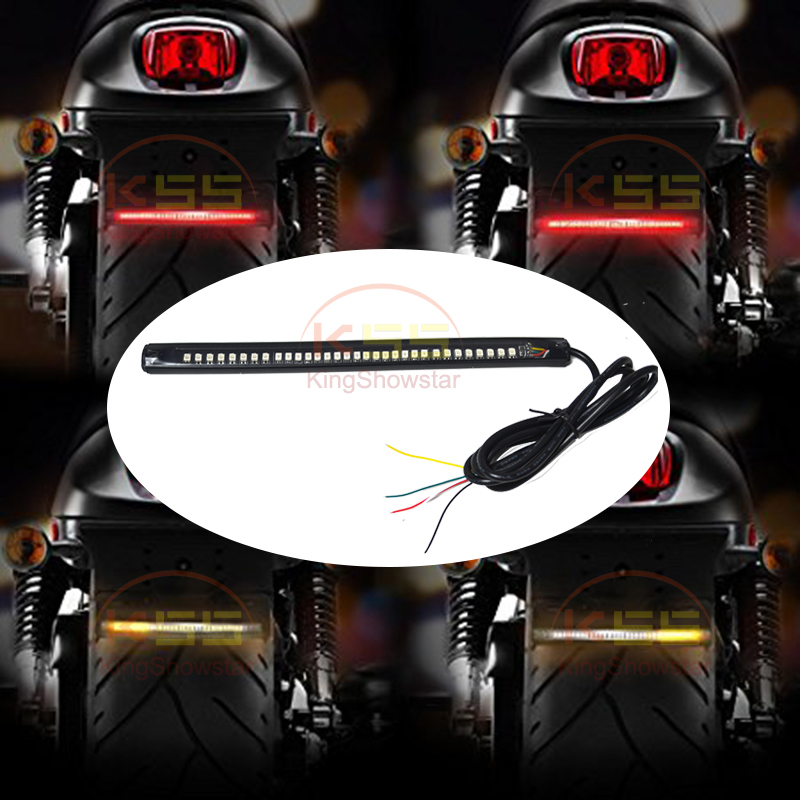 Universal Motorcycle Motorbike Tail Brake LED Light Turning Signals Integrated Indicator 7