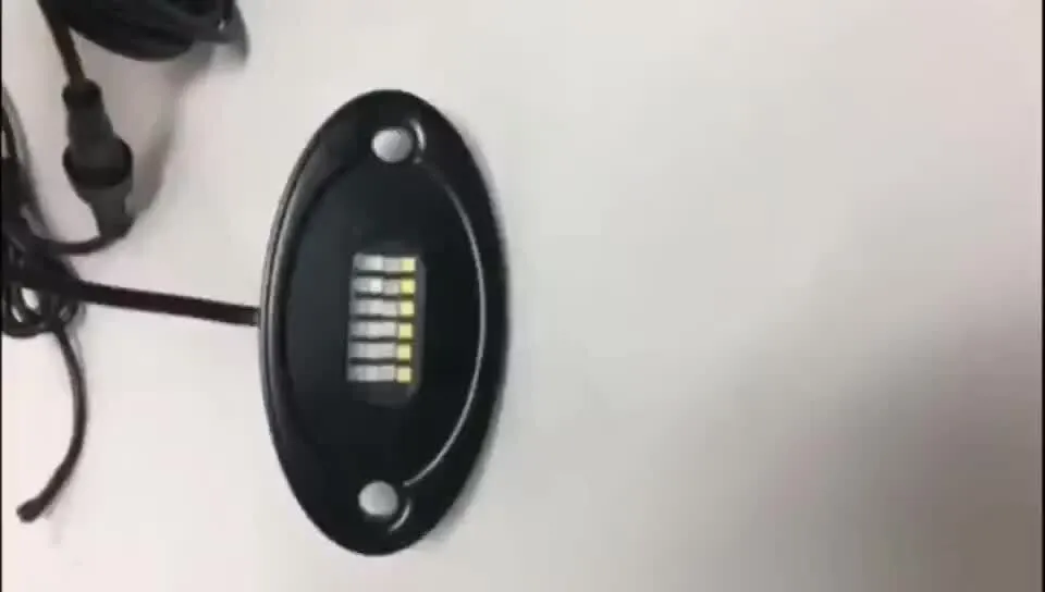 Kingshowstar - Car Interior 24W Mini RGBW Offroad LED Rock Under Lights Rock Light led top level 24W rock light 1