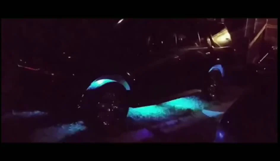 24v Outside Led Underglow Car Music Light Car Atmosphere Decoration Lights Rgb Led Rock Light With APP Music Control 1