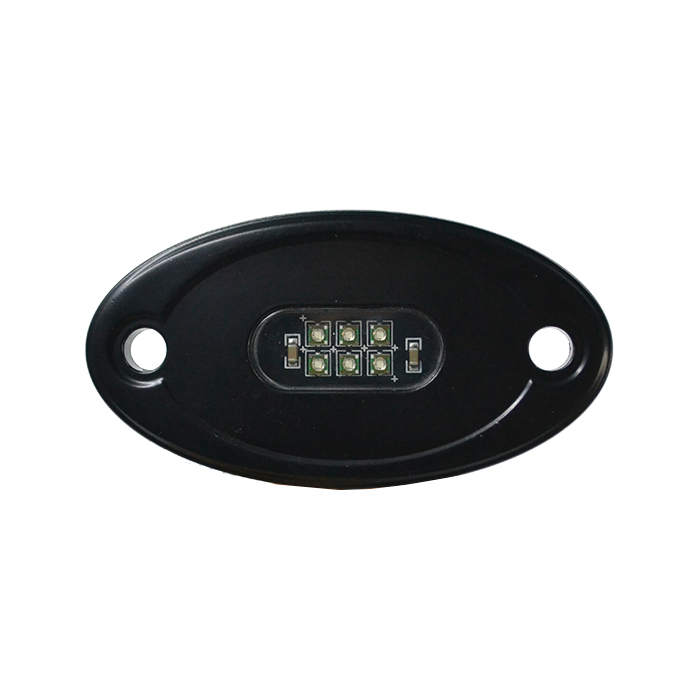 Kingshowstar - Blue 18w LED Rock Lights Waterproof Off Road LED Rock Light Kit 8 Pods LED Rock Side Marker Lamp led top level 24W rock light 10