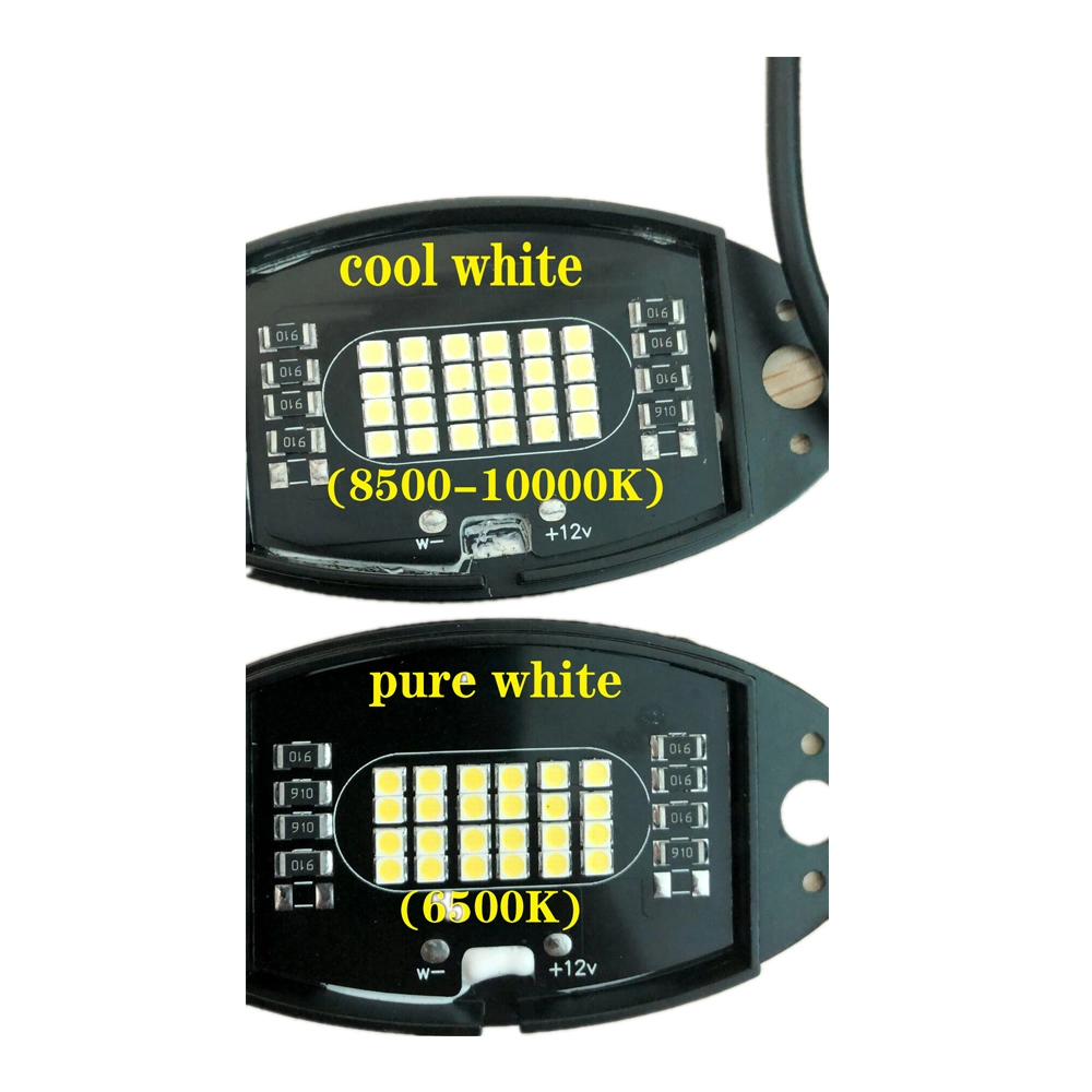 Kingshowstar - 24 Volt Rock Light In Auto Lighting System White Led Aluminium Atv Rock Lights Waterproof led top level 24W rock light 1