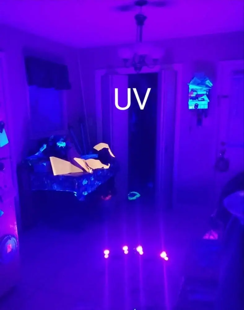 Hot selling IP68 Single color 8pc LED Rock Light UV Black Light LED UV LED Black Light 1