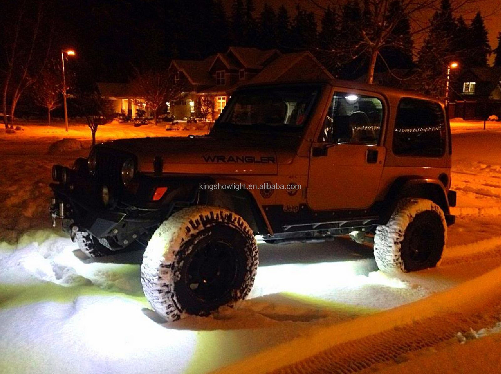 Kingshowstar - 2021 NEWEST THE BRIGHTEST Waterproof IP68 Pure White Color LED rock lights for Truck UTV ATV SUV Offroad Boat The Max 36W level rock light 22