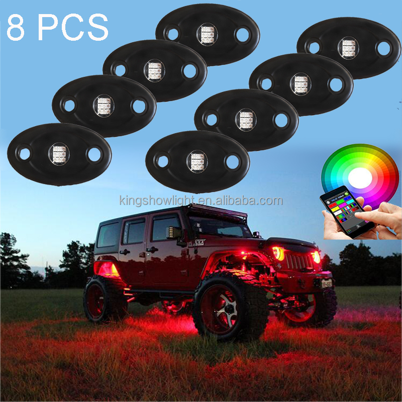 THE BEST & THE BRIGHTEST 24LED RGBW LED Rock Light LED Decorative Light For ATV UTV Off road Trucks All Cars 26