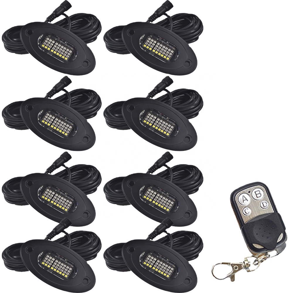 Kingshowstar - 2021 NEWEST The MAX LED Rock Light 36LEDs RGBW Underbody Rock pod For Off Road Truck ATV UTV Buggy Boat Motorcycle Hot sell item 14