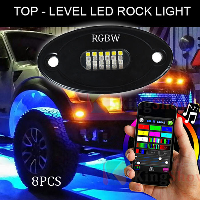 Kingshowstar - 2021 NEWEST The MAX LED Rock Light 36LEDs RGBW Underbody Rock pod For Off Road Truck ATV UTV Buggy Boat Motorcycle Hot sell item 20