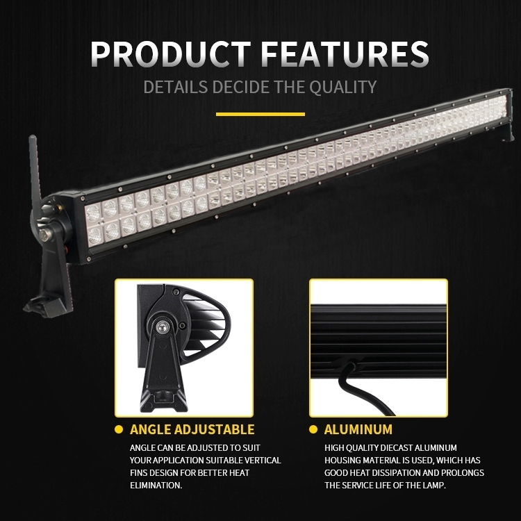 Kingshowstar - RGBW 50 Inch Ip67 Waterproof 288w 10-30v High Intensity Led Light Bar With Wireless Remote Control For Car Auto Lighting System Led light bar 10