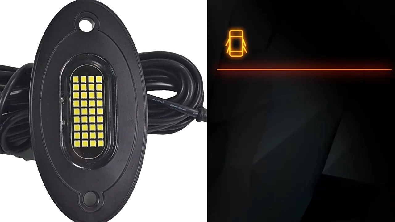 MAX 36LEDS Pure White Color NEWEST for Truck UTV ATV SUV Off road led Rock LIGHT Waterproof IP68 LED Light 1