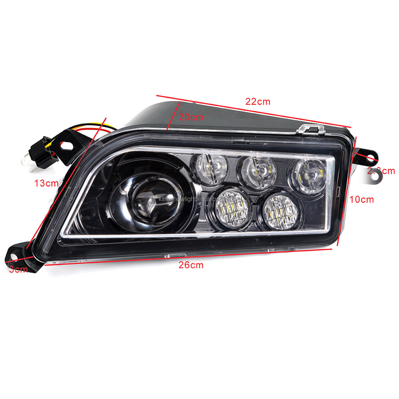 Super brightness LED Headlights Replacement fit for Polaris RZR XP 1000 900 16