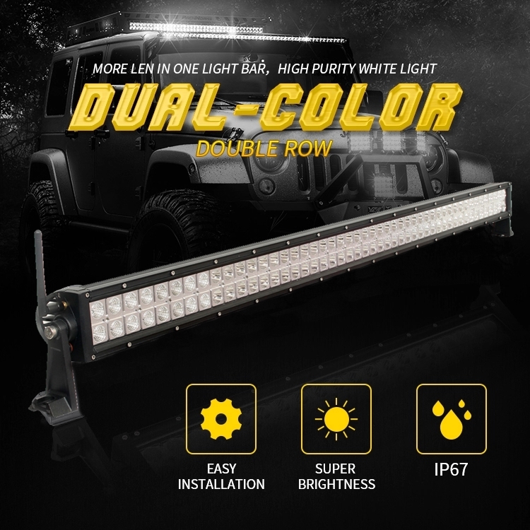 Kingshowstar - Wholesale 42inch 12V Waterproof Offroad Led Light Bar for Trucks 4x4 car Led light bar 8